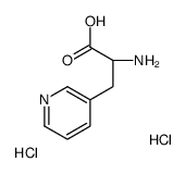 3-(3-吡啶基)-D-丙氨酸二盐酸盐结构式