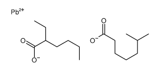 (2-ethylhexanoato-O)(isooctanoato-O)lead Structure
