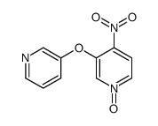 4-nitro-1-oxido-3-pyridin-3-yloxypyridin-1-ium Structure