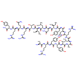 Neuropeptide Y (18-36) Structure