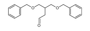 4-benzyloxy-3-benzyloxymethylbutyraldehyde结构式