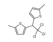 1,1,1-trichloro-2,2-bis-(5-methyl-[2]thienyl)-ethane结构式