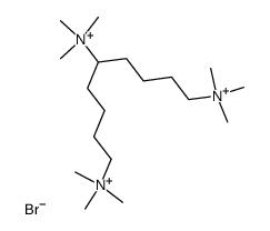 1,9-Bis-(dimethylamino)-5-dimethylaminononan-trimethobromid结构式