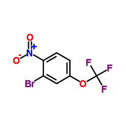 2-溴-4-(三氟甲氧基)硝基苯结构式