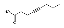oct-4-ynoic acid结构式