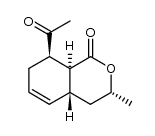 8-acetyl-3-methyl-3,4,4a,7,8,8a-hexahydroisocoumarin结构式