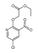 ethyl 2-(5-chloro-3-nitropyridin-2-yl)oxyacetate结构式