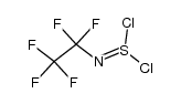 pentafluoroethylimidosulfurous dichloride Structure