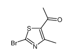 1-(2-溴-4-甲基噻唑-5-基)乙酮结构式