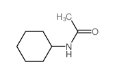 Acetamide,N-cyclohexyl- Structure