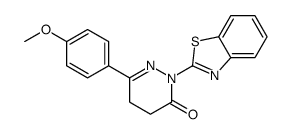 2-(1,3-benzothiazol-2-yl)-6-(4-methoxyphenyl)-4,5-dihydropyridazin-3-one Structure