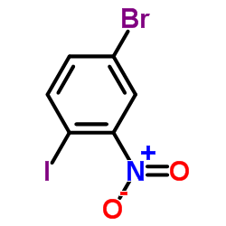 4-溴-1-碘-2-硝基苯结构式