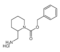 1-Cbz-2-(aminomethyl)piperidine Hydrochloride Structure