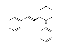 trans-1-phenyl-2-<(1E)-2-phenylethenyl>cyclohexane Structure