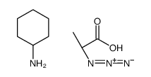 (S)-2-Azido-propionic acid cyclohexylamMonium salt structure