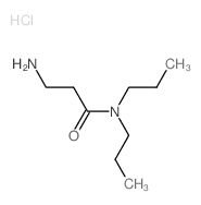 3-Amino-N,N-dipropylpropanamide hydrochloride Structure