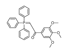 1-(3,4,5-trimethoxyphenyl)-2-(triphenyl-λ5-phosphanylidene)ethanone结构式