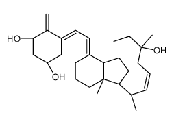 (1S,3R,5Z)-5-[(2E)-2-[(3aS,7aR)-1-[(E,2R,6S)-6-hydroxy-6-methyloct-3-en-2-yl]-7a-methyl-2,3,3a,5,6,7-hexahydro-1H-inden-4-ylidene]ethylidene]-4-methylidenecyclohexane-1,3-diol Structure