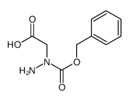 2-(1-((BENZYLOXY)CARBONYL)HYDRAZINYL)ACETIC ACID结构式