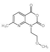 1-(2-甲氧基乙基)-7-甲基-1H-吡啶并[2,3-d][1,3]噁嗪-2,4-二酮结构式