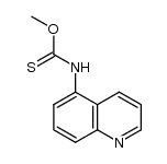 methyl N-(5-quinolinyl)thiocarbamate结构式