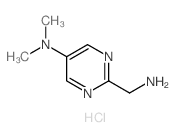 2-(氨基甲基)-N,N-二甲基嘧啶-5-胺盐酸盐结构式
