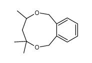 3,3,5-trimethyl-3,4,5,7-tetrahydro-1H-benzo[g][1,5]dioxonine结构式