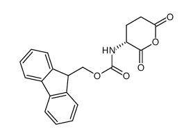 (9H-fluoren-9-yl)methyl (R)-(2,6-dioxotetrahydro-2H-pyran-3-yl)carbamate Structure