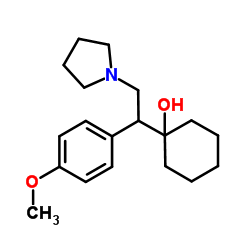 1-[1-(4-Methoxyphenyl)-2-(1-pyrrolidinyl)ethyl]cyclohexanol Structure
