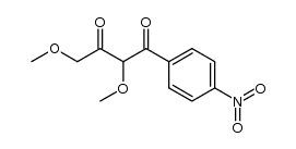 2,4-dimethoxy-1-(4-nitrophenyl)butane-1,3-dione Structure