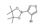 4-Bromothiophene-3-boronic acid pinacol ester Structure