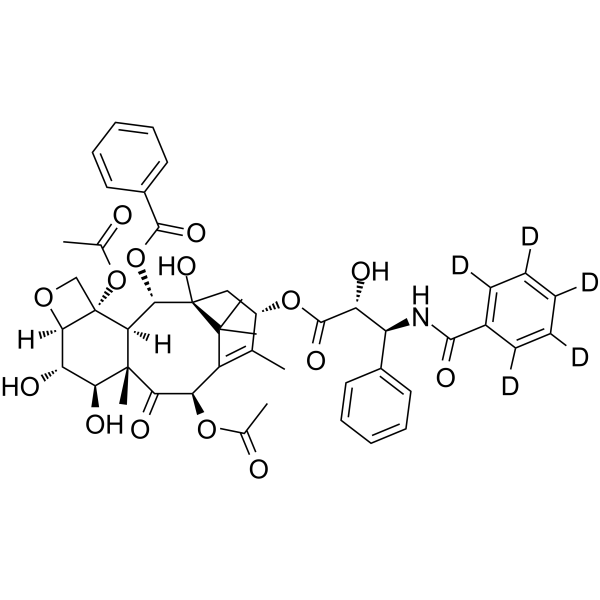 6α-Hydroxy Paclitaxel-d5 structure
