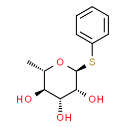 苯基1-硫代-α-L-鼠李吡喃糖苷结构式