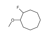 Cyclooctane, 1-fluoro-2-methoxy- (9CI) Structure