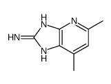 5,7-dimethyl-1H-imidazo[4,5-b]pyridin-2-amine结构式