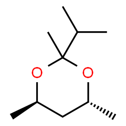 1,3-Dioxane,2,4,6-trimethyl-2-(1-methylethyl)-,[4R-(2alpha,4alpha,6bta)]-(9CI)结构式