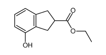 4-羟基-2,3-二氢-1H-茚-2-羧酸乙酯结构式
