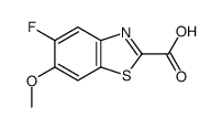 5-fluoro-6-methoxy-1,3-benzothiazole-2-carboxylic acid Structure