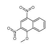 1-methoxy-2,4-dinitronaphthalene结构式