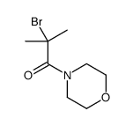 2-Bromo-2-methyl-1-morpholinopropan-1-one Structure