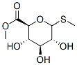 D-Glucopyranosiduronic acid, methyl 1-thio-, methyl ester Structure