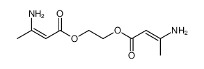 1,2-ethanediyl bis(3-aminobut-2-enoate) Structure