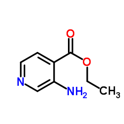 3-氨基吡啶-4-羧酸乙酯结构式