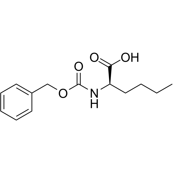 N-[(Benzyloxy)carbonyl]norleucine Structure