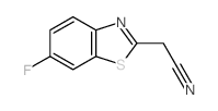 2-Benzothiazoleacetonitrile,6-fluoro-(9CI) Structure