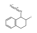 Naphthalene,1-azido-1,2,3,4-tetrahydro-2-iodo- Structure