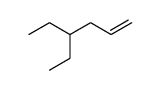 4-ethyl-1-hexene Structure