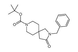 2-Methyl-2-propanyl 2-benzyl-3-oxo-2,8-diazaspiro[4.5]decane-8-ca rboxylate Structure