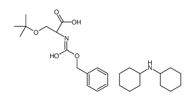 Z-Ser(tBu)-OH(二环己基铵)盐结构式