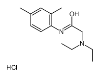 2-(Diethylamino)-N-(2,4-dimethylphenyl)acetamide Hydrochloride Structure
